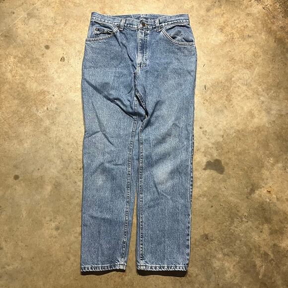 Vintage 90s Lee Light Wash Straight Jeans 31x30 - Picture 1 of 4